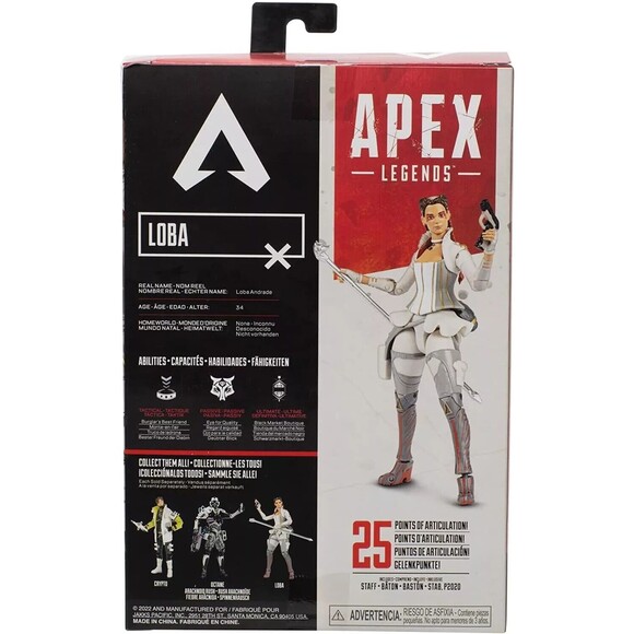 JAKKS Pacific - Loba Andrade - Apex Legends #13 - Action Figure & Accessories 6" - Picture 2 of 7